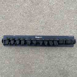 Snap on socket/wrench holder