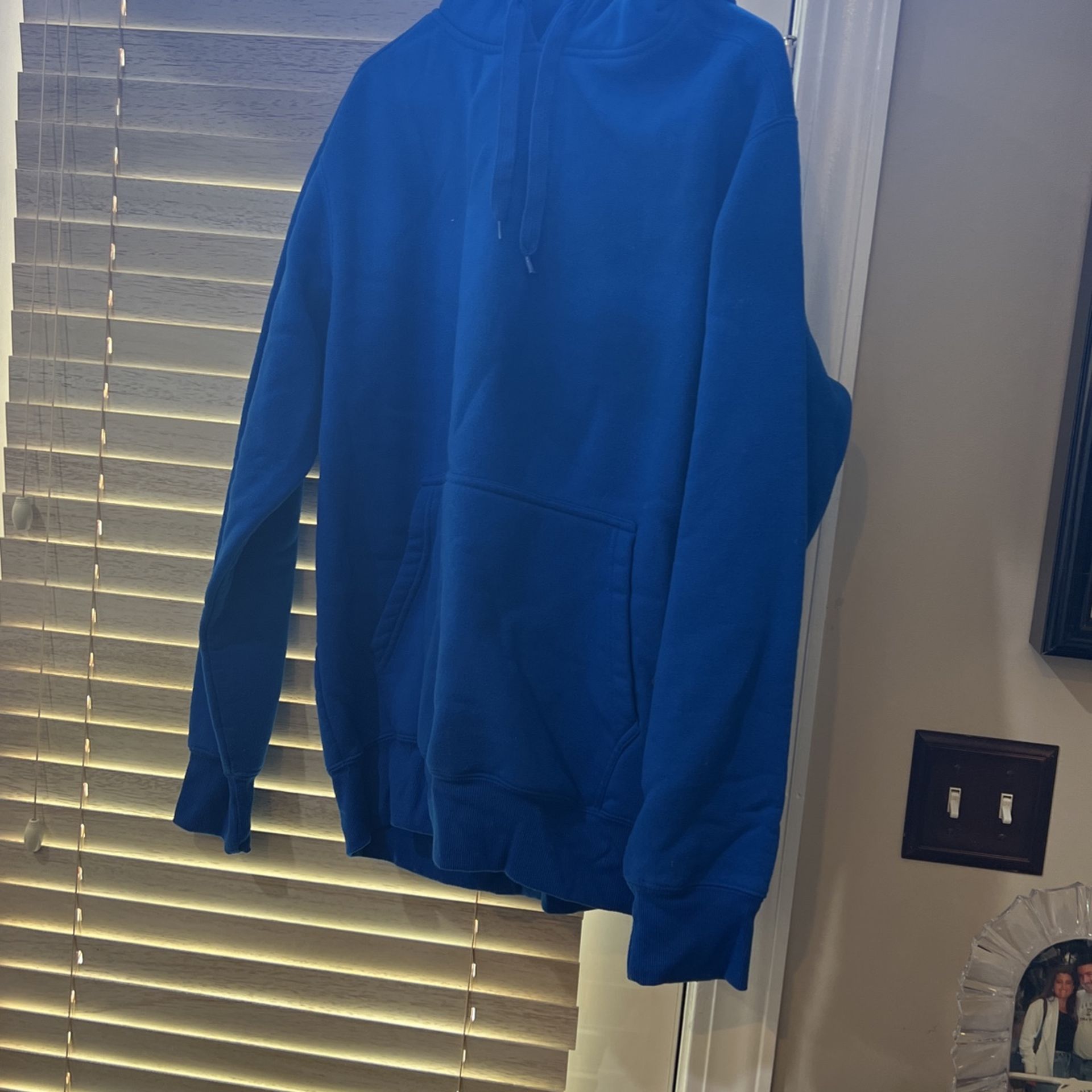 Over The Head, Unisex Hooded W Pockets Sweatshirt, Size Large