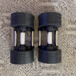 50 Ib Adjustable Dumbbell Pair 