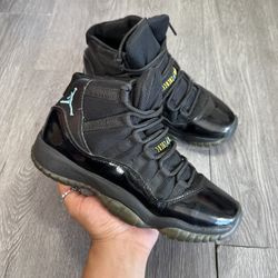 Nike Air Jordan 11 Black/Gamma Blue-Varsity Maize 378038-006 Size 5y