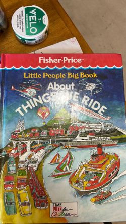Fisher-Price Book - About THINGS WE RIDE