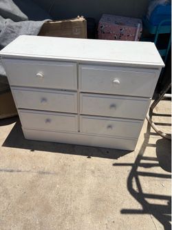 White dresser