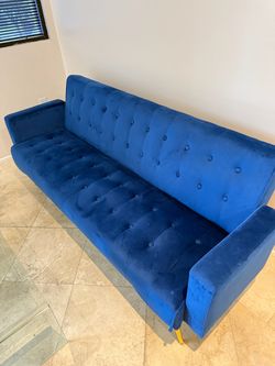 Blue Futon
