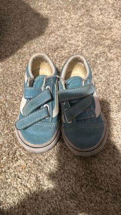 Toddler vans size 7 old skool blue