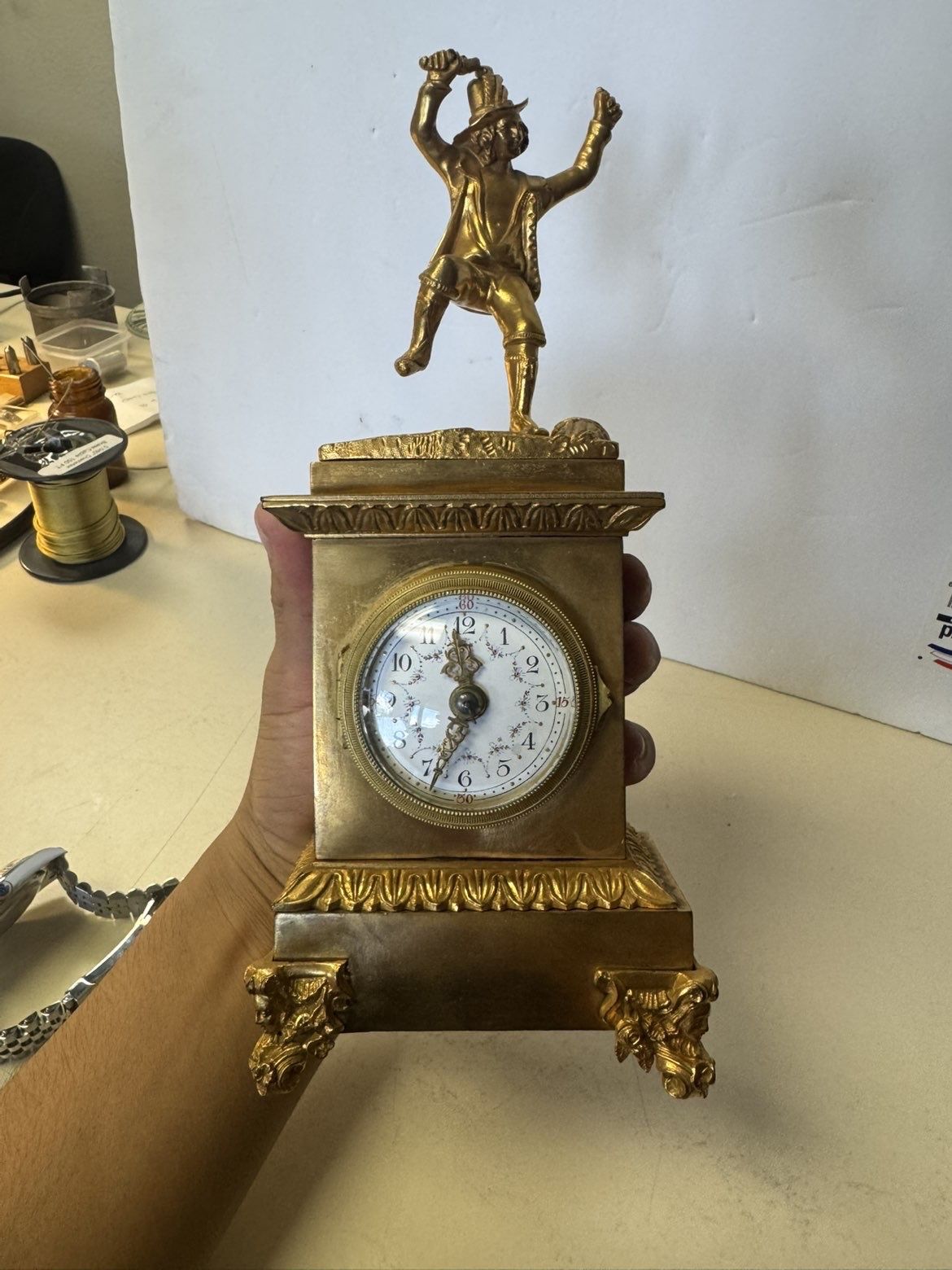 French Antique Clock