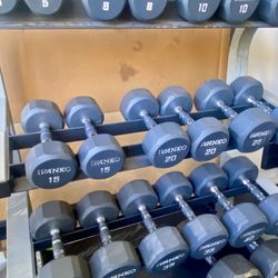 Dumbbell Set With Rack