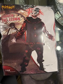 Spirit Carver the Clown Kids Halloween Costume