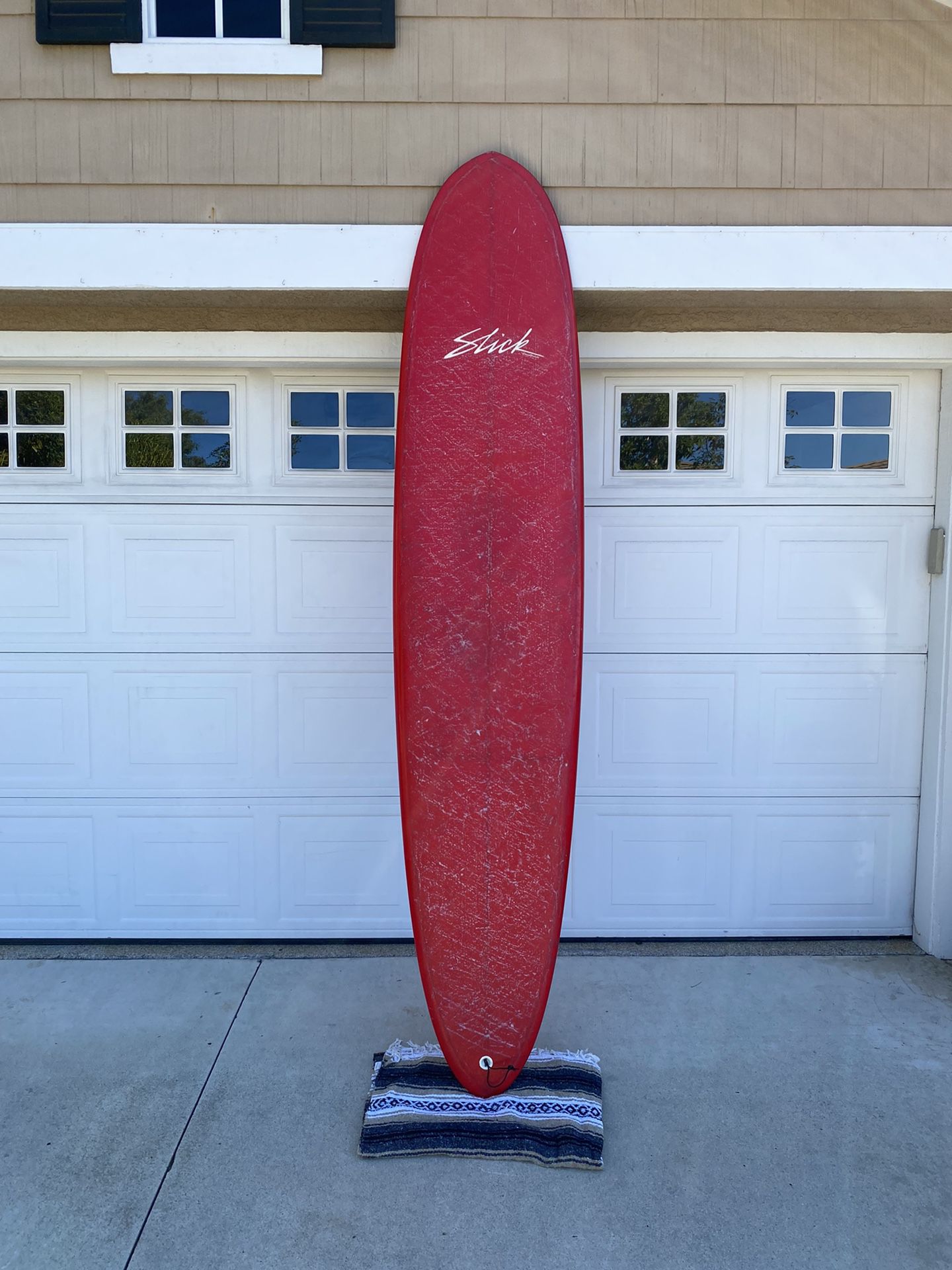 9’0 Single Fin Pintail Longboard Surfboard 