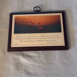 Hallmark Plaque Ralph Waldo Emerson Quote
