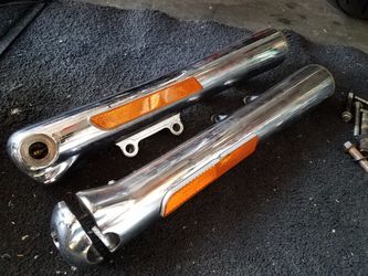 Softail Chrome lowers (front shocks)