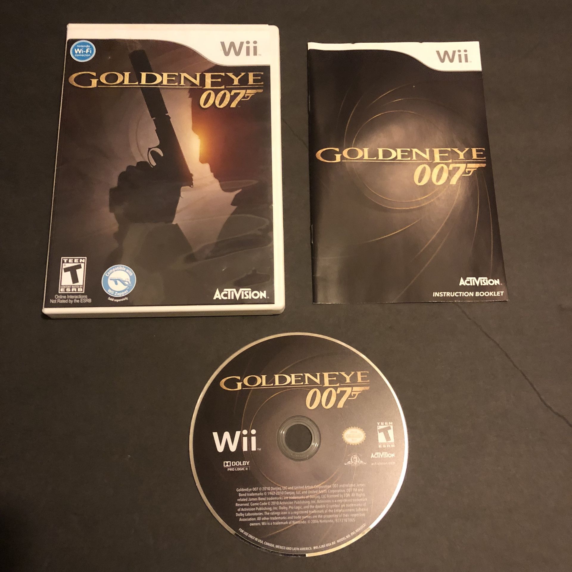 Wii Goldeneye 007 🎮🔫 Nintendo Game works perfectly James Bond golden eye