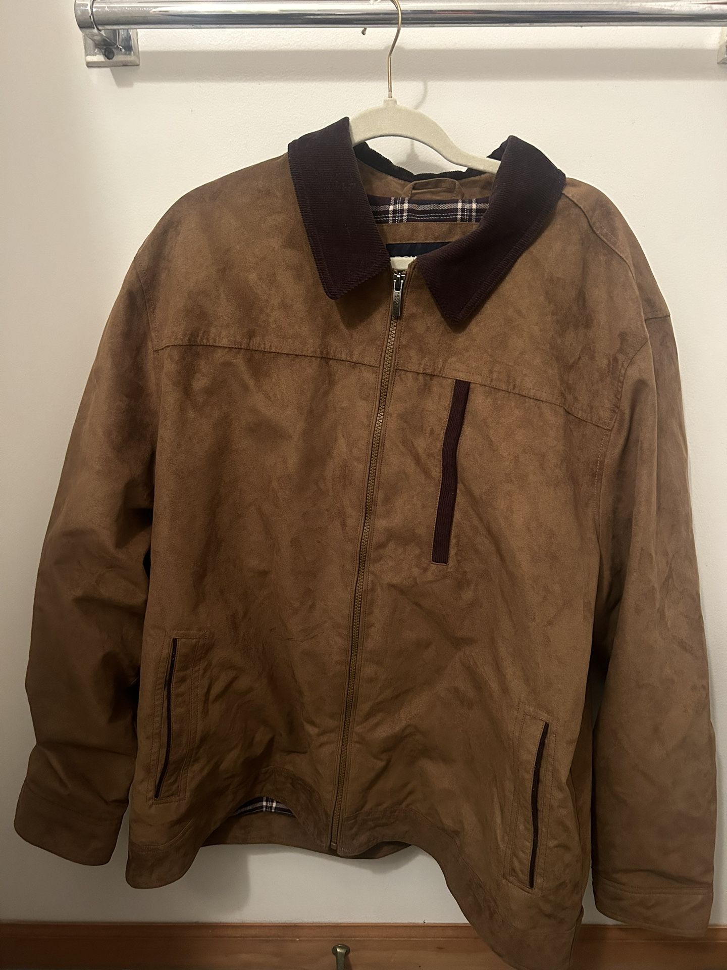 Roundtree And Yorke Suede Jacket