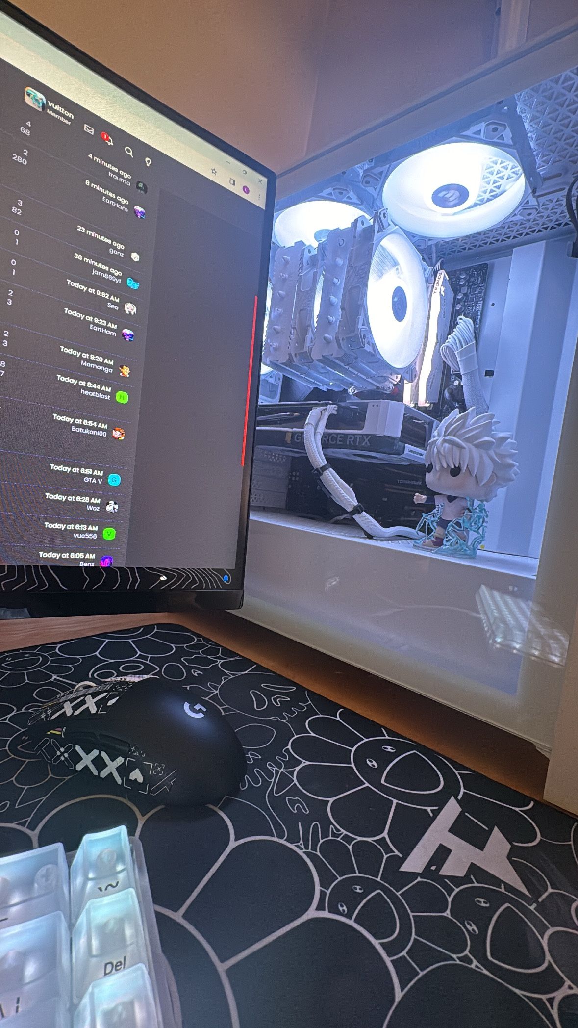 Custom Built white gaming pc