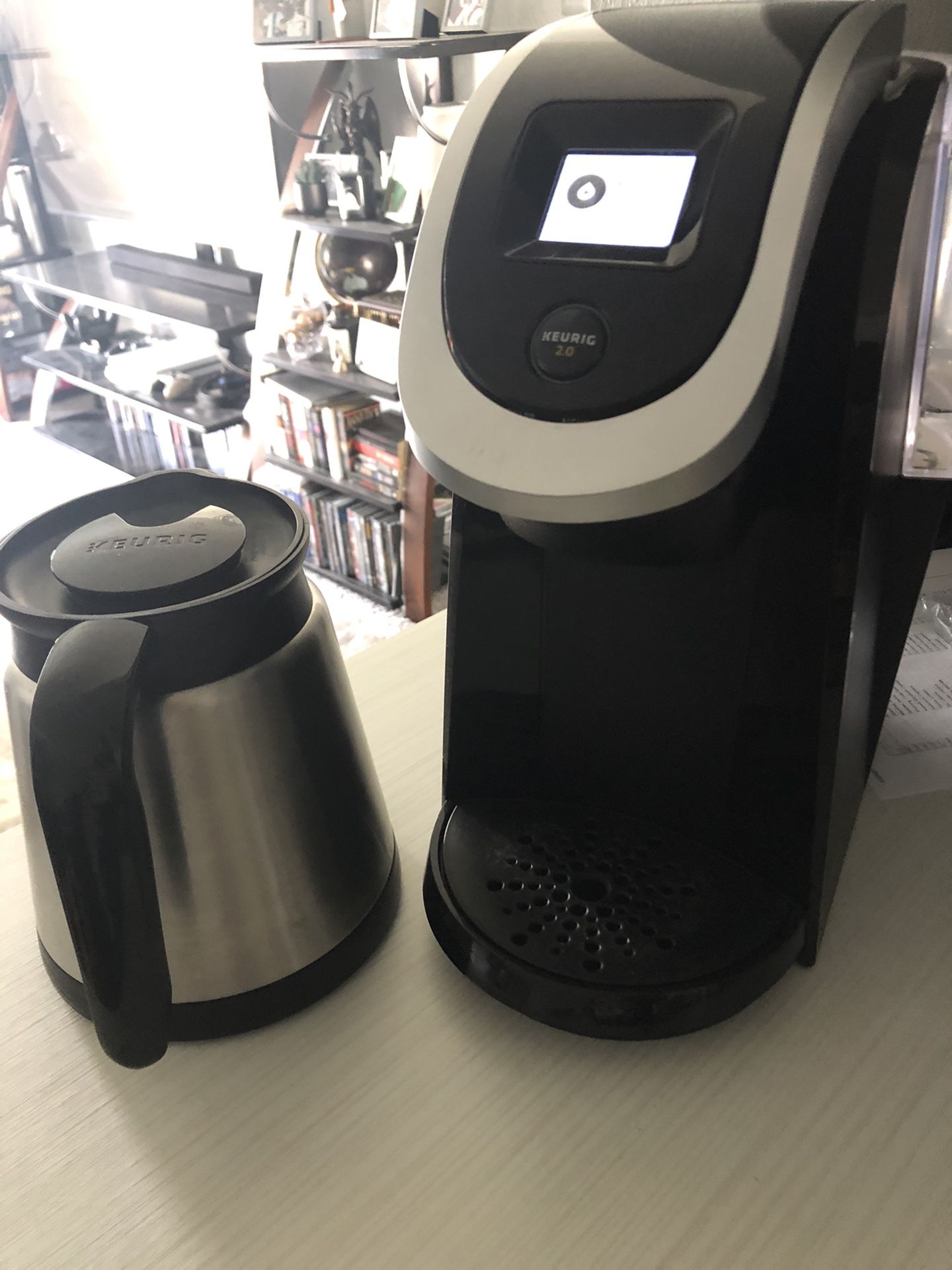 Keurig 2.0 with coffee pot attachment