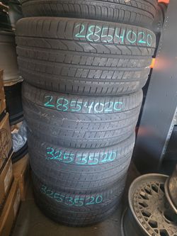 BMW Pirelli Staggered Tires - Used Set