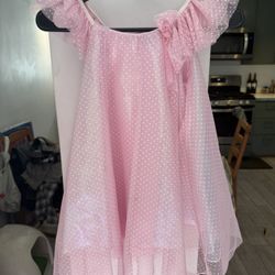 Pink Dress For Girls 