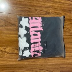 Sp5der Style Atlanta Hoodie Navy Pink Size M Streetwear Y2K