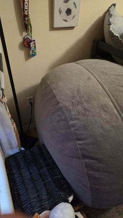 Grey extra large bean bag