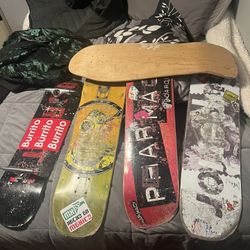 Used skateboard  Decks 