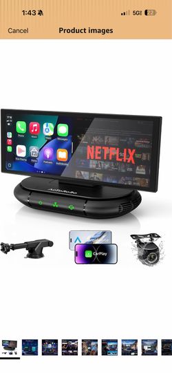 Wireless car play screen
