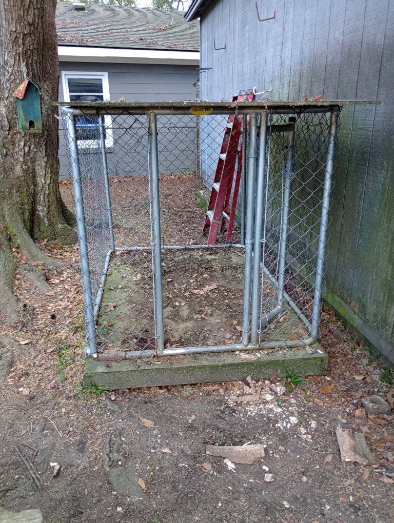 Enclosed Caged Kennel