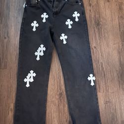 chrome heart jeans