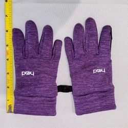 Head Kids Purple Fleece Winter Gloves