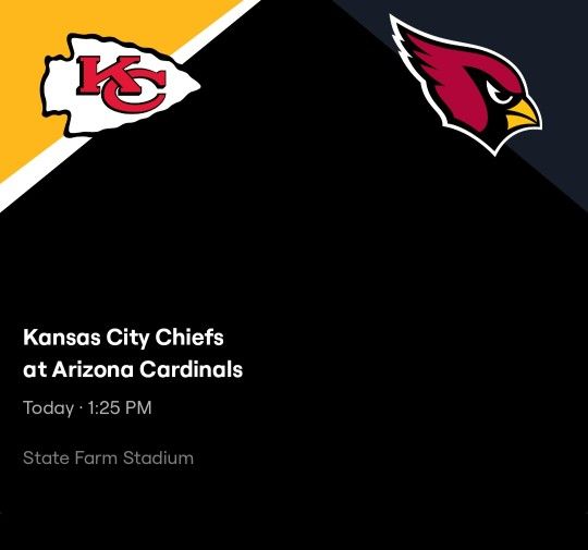 Chiefs And Cardinals
