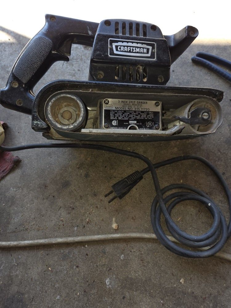 Craftsman 3 Belt Sander