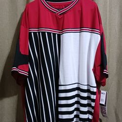 BKX  BROOKLYN XPRESS  MENS VNECK SHIRT 5XL