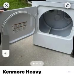 Kenmore Heavy Duty Dryer