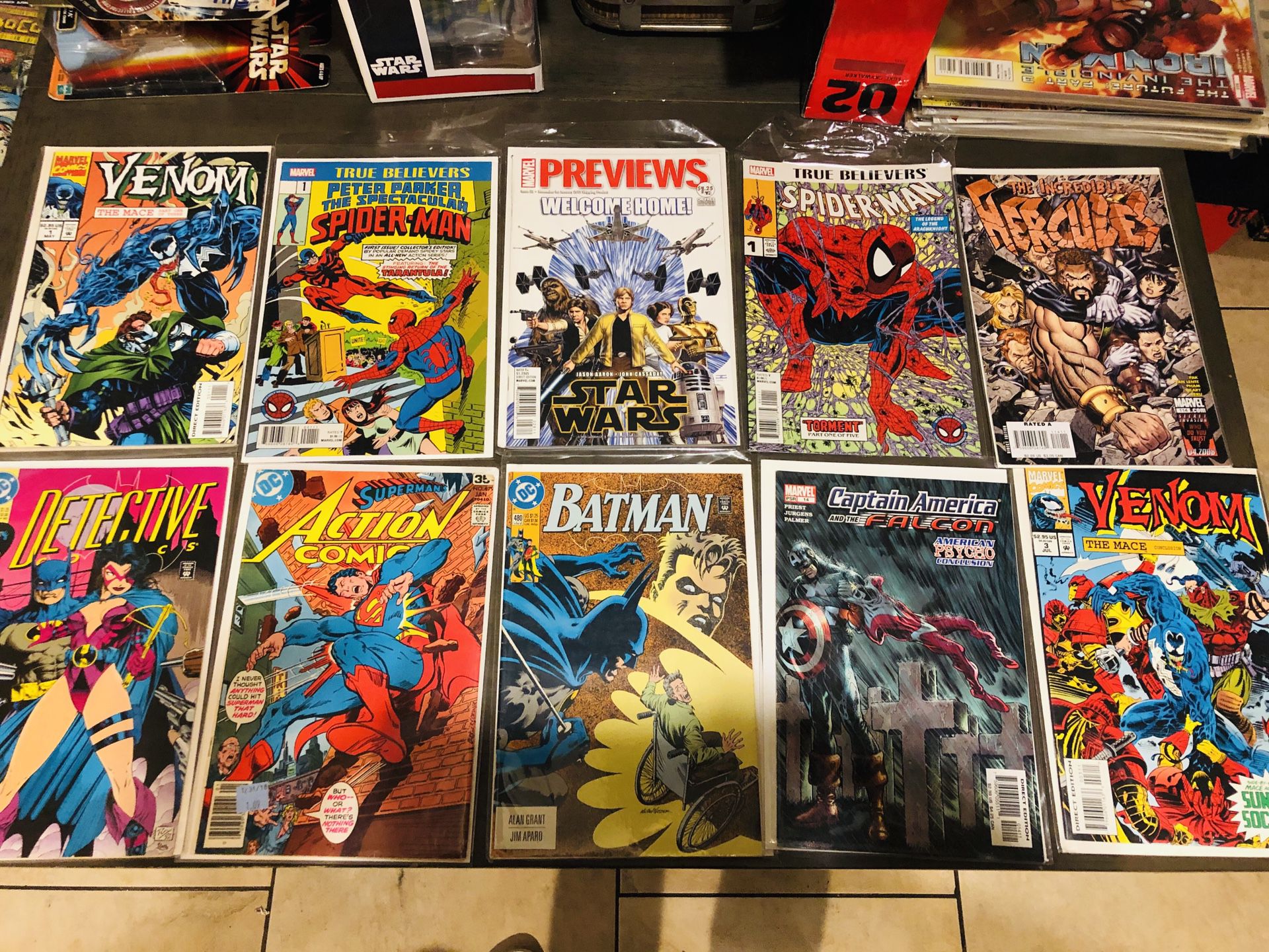 Comics and 7 magazines