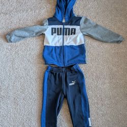 Puma Toddler's Zip-Up Hoodie & Jogger Set 