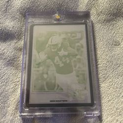2025 Panini Score NFL Gem Master Rookie Tyler Warren 1/1 Printing Plate