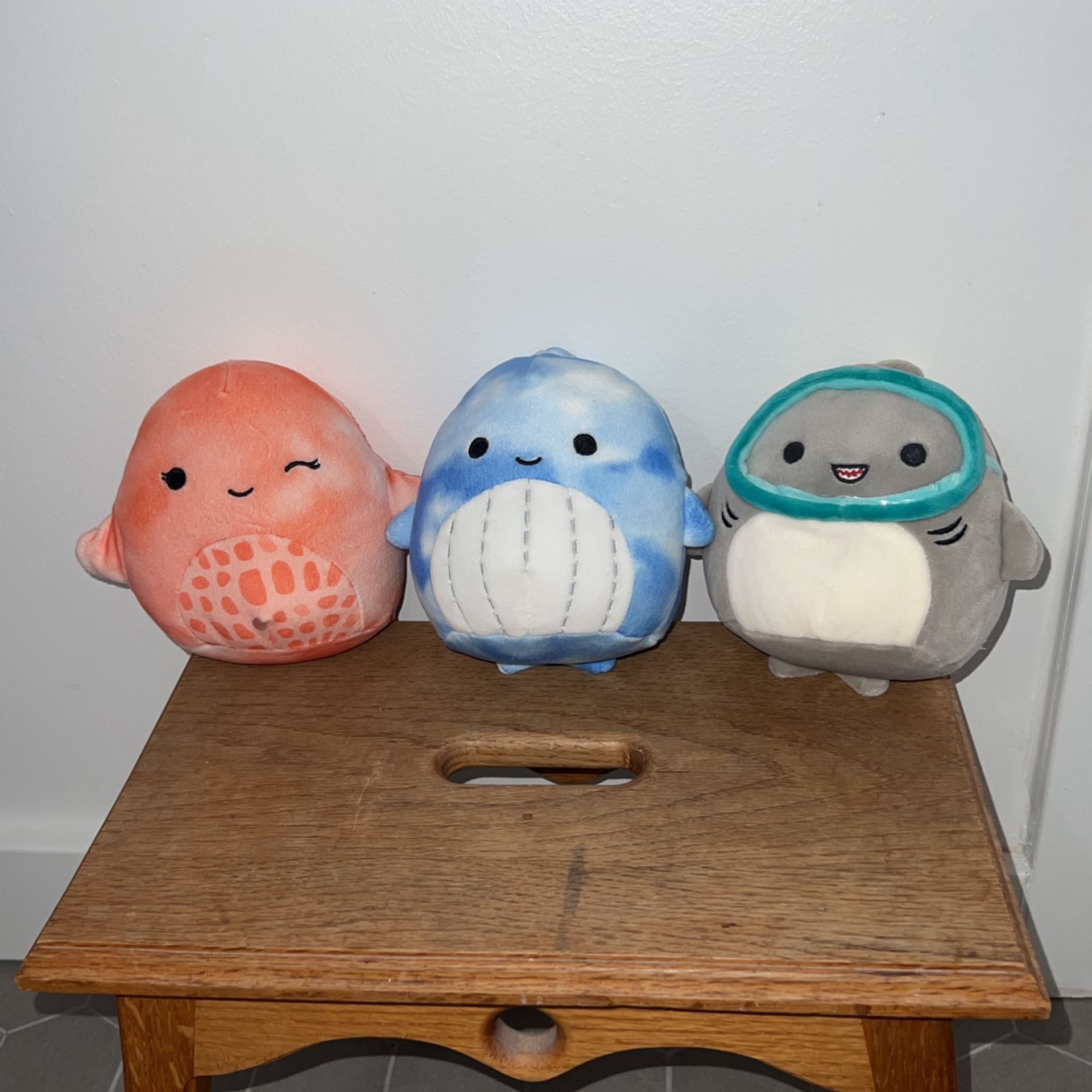 5” Squishmallow Bundle - 3 Sea Life Squad Members