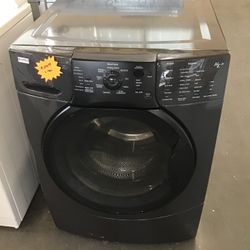 Black Kenmore Washing Machine 