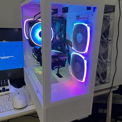 White Amazing Clean Gaming Computer Pc Desktop