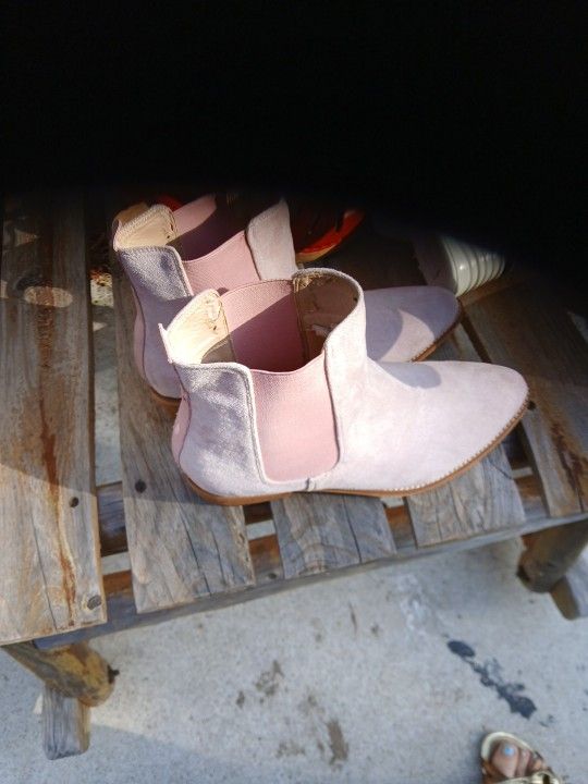 Pink Boots Size 10