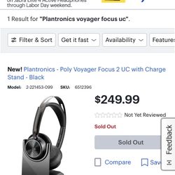 Voyager Focus Headphones 
