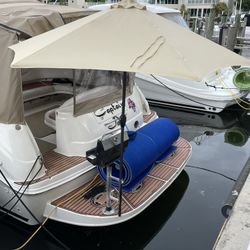 Bbq Magma Boat Marine With Pedestal And Umbrella 