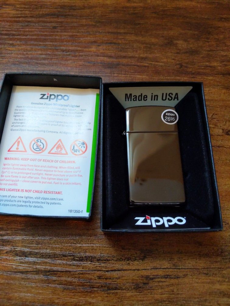 Zippo - Slim Ebony