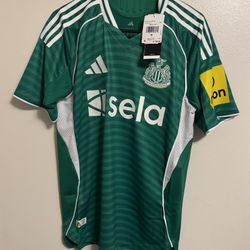Adidas Newcastle United FC 25/26 Away Authentic Soccer Jersey Size Small