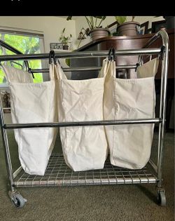 Linen Sorter w/ wheels $30