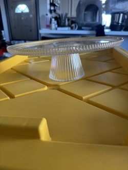 Glass Cake Holder