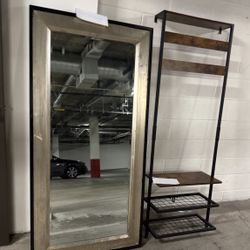 Mirror And shelf 