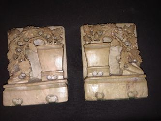 Antique Asian carved book stands.