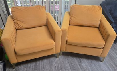 Mustered color couch set