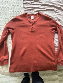 Men’s North Face Waffle Long Sleeve Shirt - M