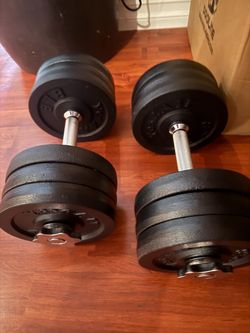Adjustable Dumbbells 100 lbs. (2) 50 lb.