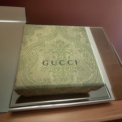 Authentic Textured Gucci Small Empty Jewerly Box  3.25” x 3.25”